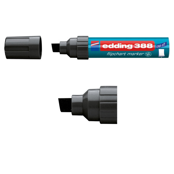 Edding Blädderblockspenna 4.0mm - 12.0mm | Edding 388 | svart 4-388001 200946 - 1