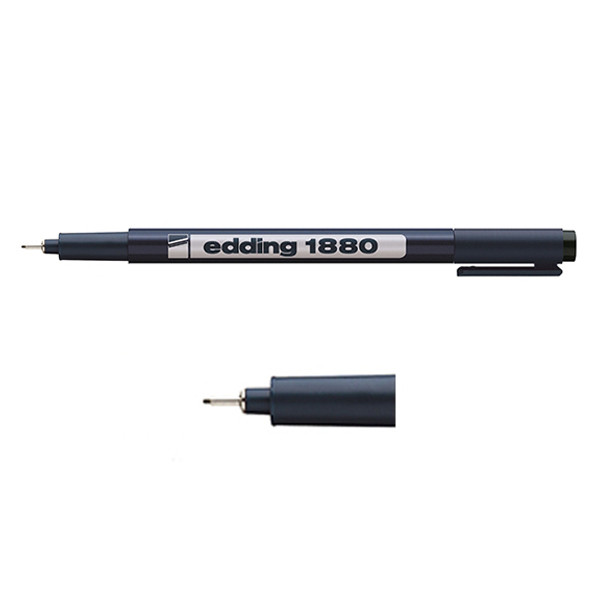 Edding Fineliner 0.8mm | Edding 1880 | svart 4-188008001 239318 - 1