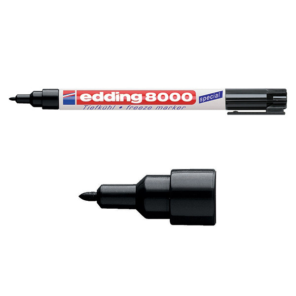 Edding Frysmärkpenna 1.0mm | Edding 8000 | svart 4-8000-1-4001 239220 - 1