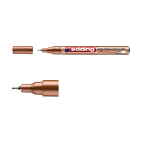 Glansig lackpenna 0.8mm | Edding 780 | koppar 200638