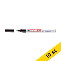 Glansig lackpenna 0.8mm | Edding 780 | svart | 10st 200988