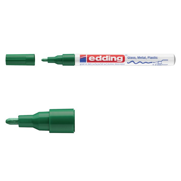 Edding Glansig lackpenna 1.0mm - 2.0mm | Edding 751 | grön 4-751-9-004 240512 - 1