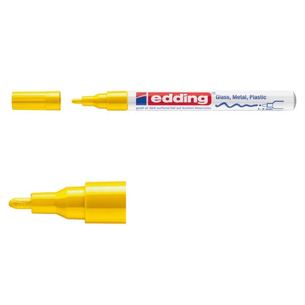 Edding Glansig lackpenna 1.0mm - 2.0mm | Edding 751 | gul 4-751-9-005 240513 - 1