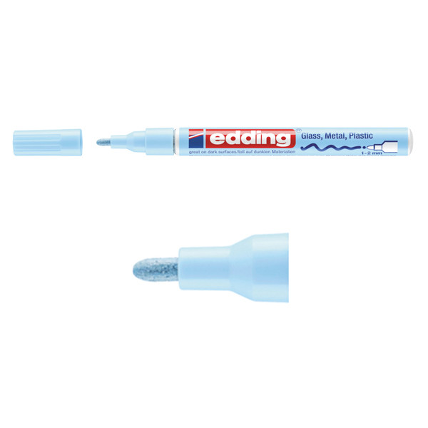 Edding Glansig lackpenna 1.0mm - 2.0mm | Edding 751 | pastellblå 4-751-9-139 239377 - 1