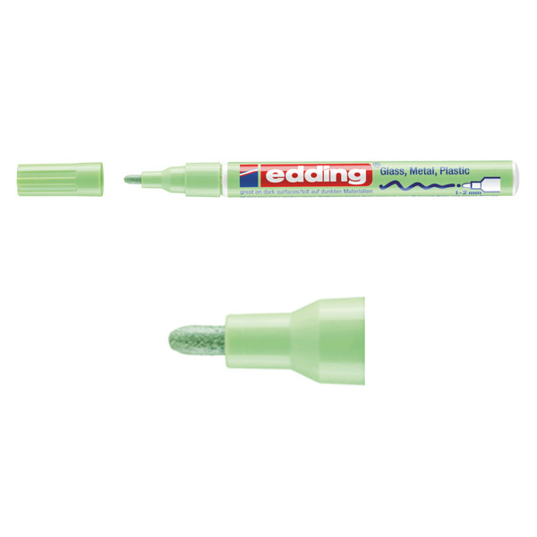 Edding Glansig lackpenna 1.0mm - 2.0mm | Edding 751 | pastellgrön 4-751-9-137 239375 - 1