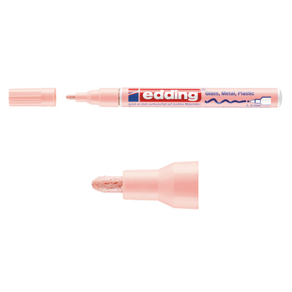 Edding Glansig lackpenna 1.0mm - 2.0mm | Edding 751 | pastellrosa 4-751-9-138 239376 - 1