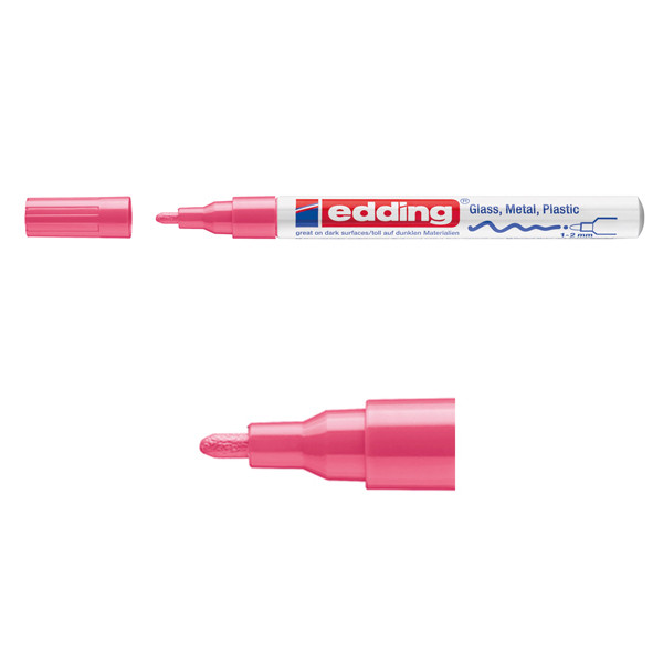 Edding Glansig lackpenna 1.0mm - 2.0mm | Edding 751 | rosa 4-751-9-009 200612 - 1