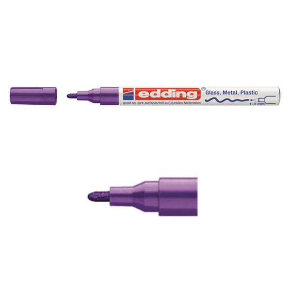 Edding Glansig lackpenna 1.0mm - 2.0mm | Edding 751 | violett 4-751-9-008 200610 - 1