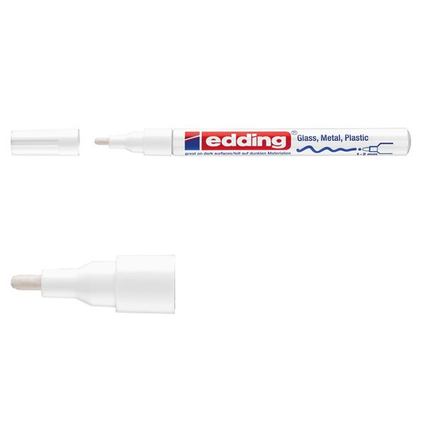 Edding Glansig lackpenna 1.0mm - 2.0mm | Edding 751 | vit 4-751-9-049 240514 - 1