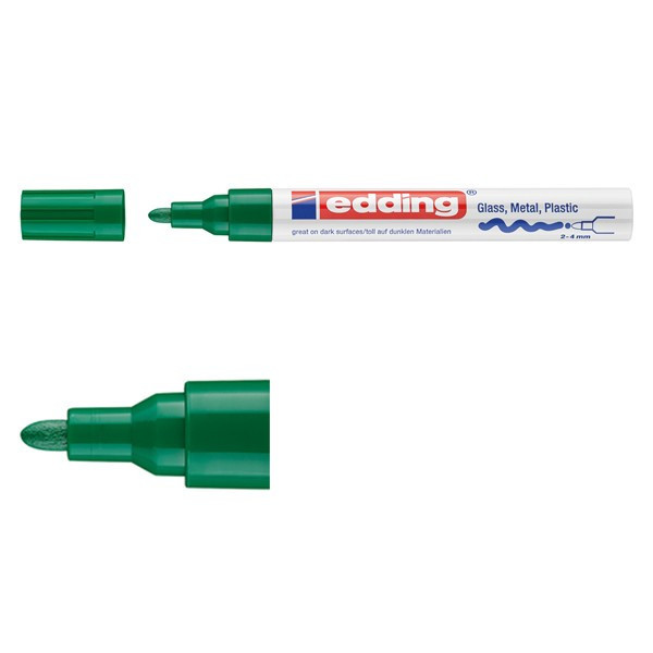 Edding Glansig lackpenna 2.0mm - 4.0mm | Edding 750 | grön 4-750-9-004 240503 - 1