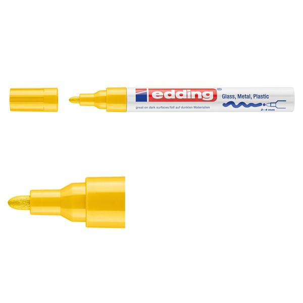 Edding Glansig lackpenna 2.0mm - 4.0mm | Edding 750 | gul 4-750-9-005 240504 - 1