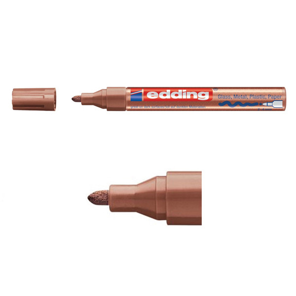 Edding Glansig lackpenna 2.0mm - 4.0mm | Edding 750 | koppar 4-750055 200594 - 1