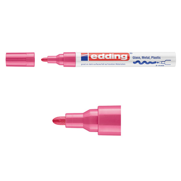 Edding Glansig lackpenna 2.0mm - 4.0mm | Edding 750 | rosa 4-750-9-009 200584 - 1