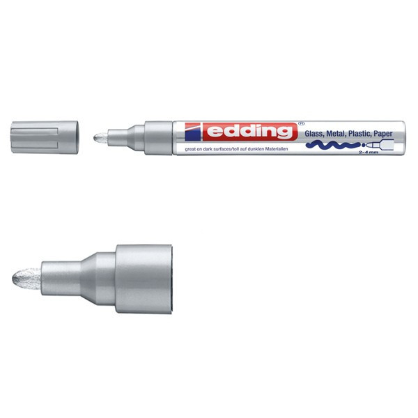 Edding Glansig lackpenna 2.0mm - 4.0mm | Edding 750 | silver 4-750-9-054 240508 - 1