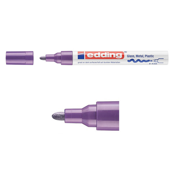 Edding Glansig lackpenna 2.0mm - 4.0mm | Edding 750 | violett 4-750-9-008 200582 - 1