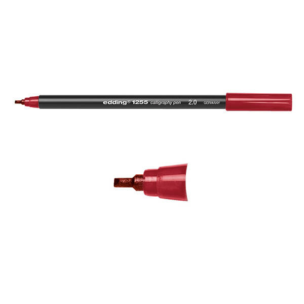 Edding Kalligrafipenna 2.0mm | Edding 1255 | karminröd 4-125520-046 239157 - 1