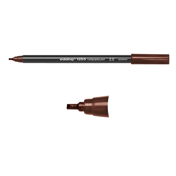 Edding Kalligrafipenna 2.0mm | Edding 1255 | mörkbrun 4-125520-018 239155 - 1