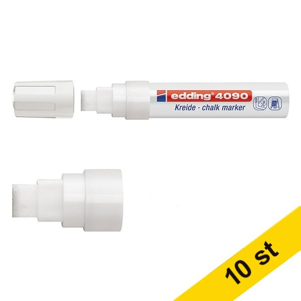 Kritpenna 4.0mm - 15.0mm | Edding 4090 | vit | 10st 239527 - 1