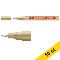 Lackpenna 0.8mm | Edding 780 | guld | 10st 239476