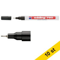 Lackpenna 0.8mm | Edding 780 | svart | 10st 239471