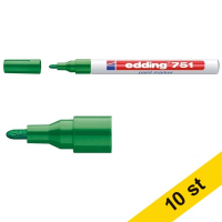 Lackpenna 1.0mm - 2.0mm | Edding 751 | grön | 10st 239460