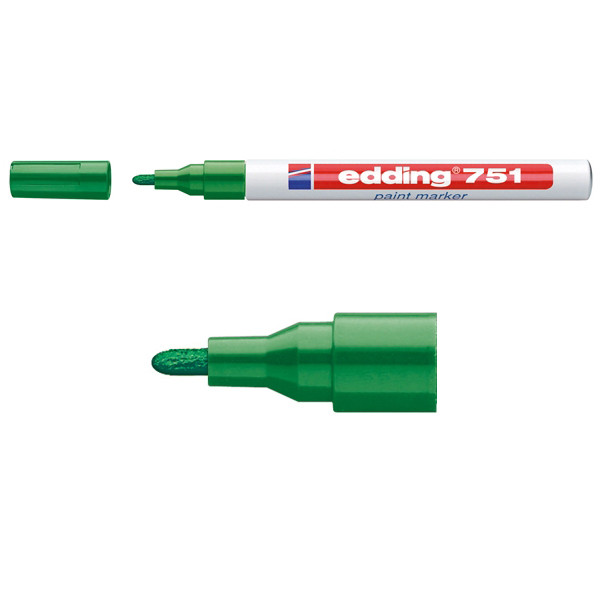 Edding Lackpenna 1.0mm - 2.0mm | Edding 751 | grön 4-751004 200602 - 1