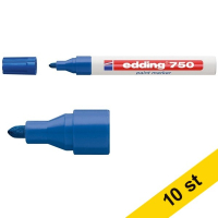 Lackpenna 2.0mm - 4.0mm | Edding 750 | blå | 10st 239445