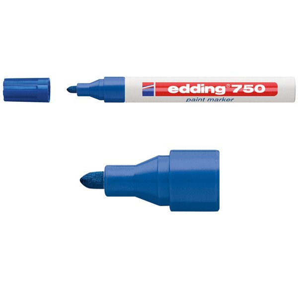 Edding Lackpenna 2.0mm - 4.0mm | Edding 750 |  blå 4-750003 200572 - 1