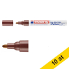 Lackpenna 2.0mm - 4.0mm | Edding 750 | brun | 10st 239449 - 1
