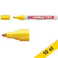 Lackpenna 2.0mm - 4.0mm | Edding 750 | gul | 10st 239447