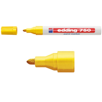 Edding Lackpenna 2.0mm - 4.0mm | Edding 750 | gul 4-750005 200576