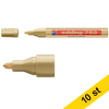 Lackpenna 2.0mm - 4.0mm | Edding 750 | guld | 10st 239454 - 1
