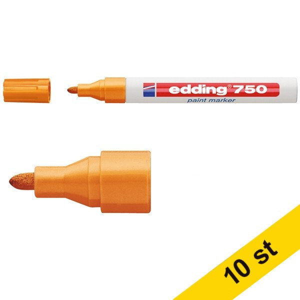 Lackpenna 2.0mm - 4.0mm | Edding 750 | orange | 10st 239448 - 1