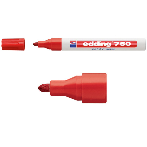 Edding Lackpenna 2.0mm - 4.0mm | Edding 750 | röd 4-750002 200570 - 1