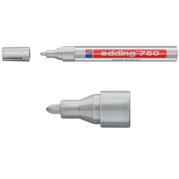 Edding Lackpenna 2.0mm - 4.0mm | Edding 750 | silver 4-750054 200592 - 1