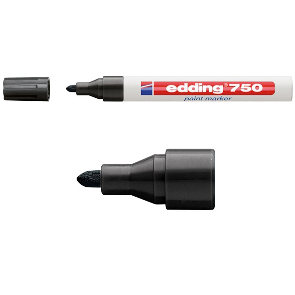 Edding Lackpenna 2.0mm - 4.0mm | Edding 750 | svart 4-750001 200568 - 1