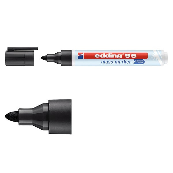 Edding Märkpenna för glastavla 1.5mm-3.0mm | Edding 95 | svart 4-95001 240585 - 1