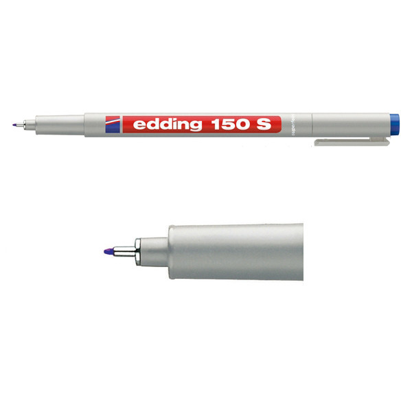 Edding Märkpenna icke-permanent 0.3mm | Edding 150S | blå 4-150003 200706 - 1