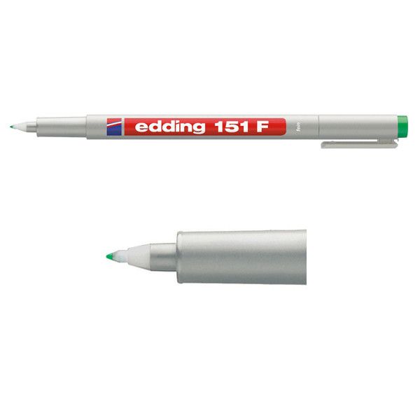 Edding Märkpenna icke-permanent 0.6mm | Edding 151F | grön 4-151004 200716 - 1
