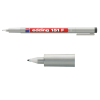 Edding Märkpenna icke-permanent 0.6mm | Edding 151F | svart 4-151001 200710