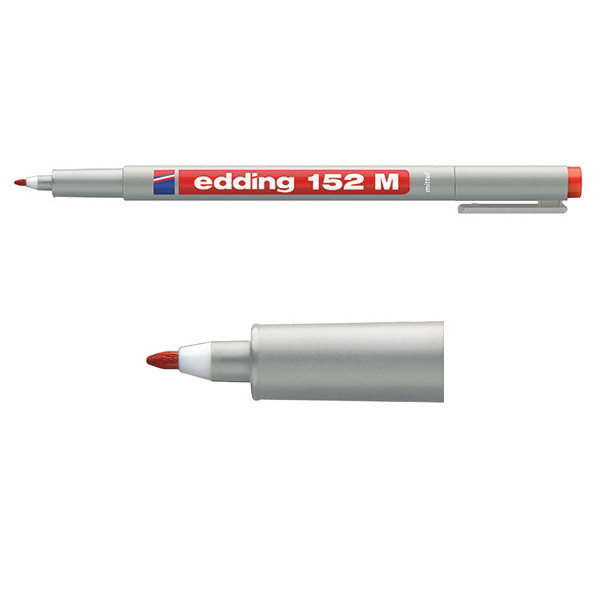Edding Märkpenna icke-permanent 1.0mm | Edding 152M | röd 4-152002 200870 - 1