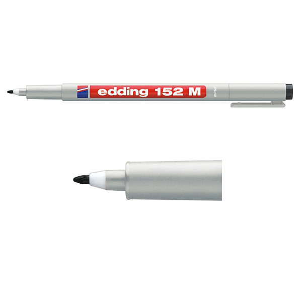 Edding Märkpenna icke-permanent 1.0mm | Edding 152M | svart 4-152001 200869 - 1