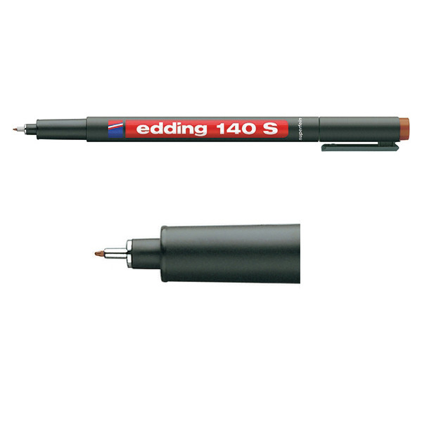 Edding Märkpenna permanent 0.3mm | Edding 140S | brun 4-140007 200855 - 1