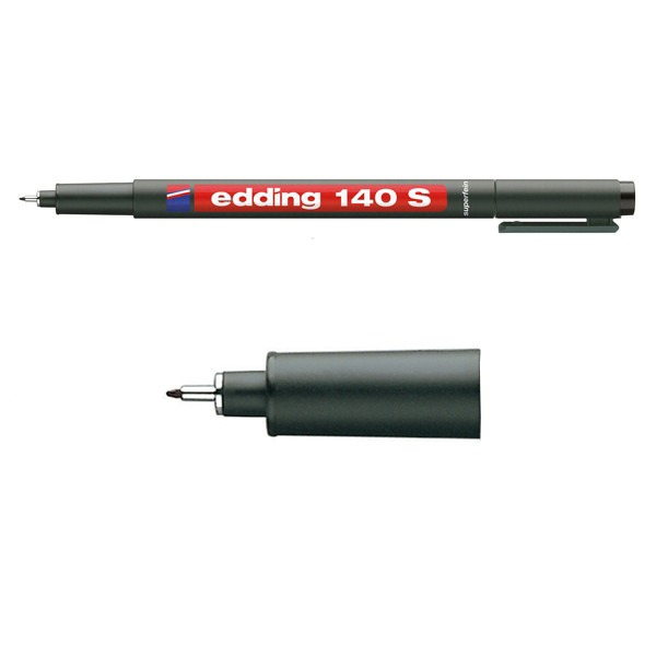 Edding Märkpenna permanent 0.3mm | Edding 140S | svart 4-140001 200670 - 1