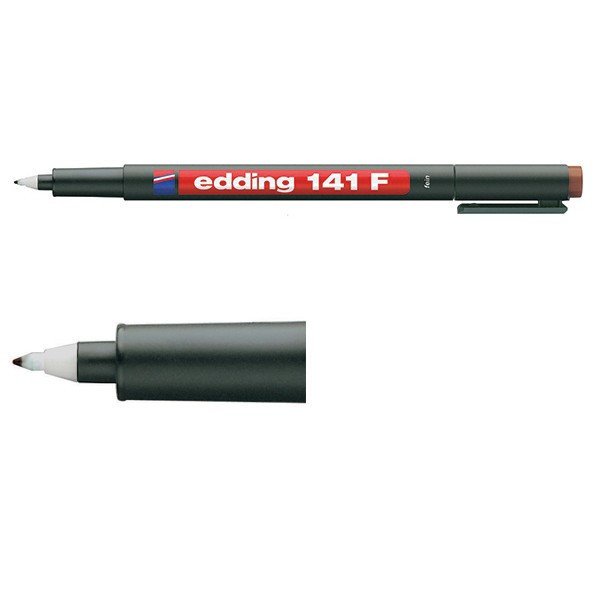 Edding Märkpenna permanent 0.6mm | Edding 141F | brun 4-141007 200859 - 1