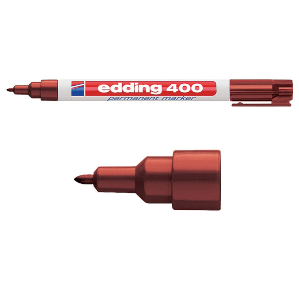 Edding Märkpenna permanent 1.0mm | Edding 400 | brun 4-400007 200801 - 1