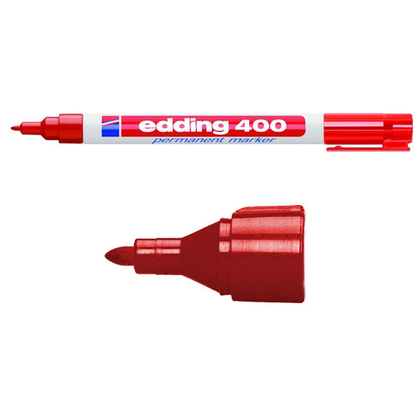 Edding Märkpenna permanent 1.0mm | Edding 400 | röd 4-400002 200526 - 1