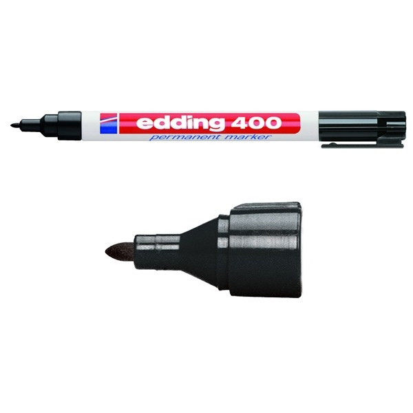 Edding Märkpenna permanent 1.0mm | Edding 400 | svart 4-400001 200524 - 1