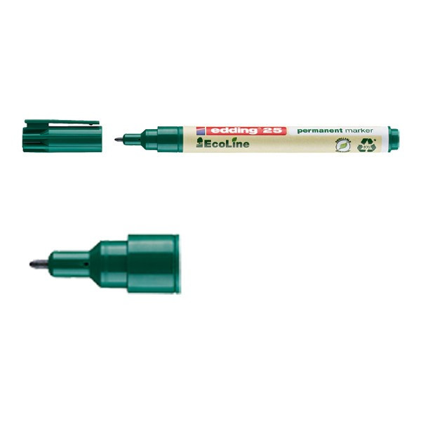 Edding Märkpenna permanent 1.0mm | Edding EcoLine 25 | grön 4-25004 240341 - 1