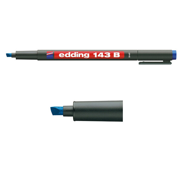 Edding Märkpenna permanent 1.0mm - 3.0mm | Edding 143B | blå 4-143003 200698 - 1